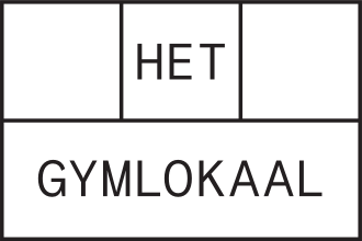 Logo van het gymlokaal